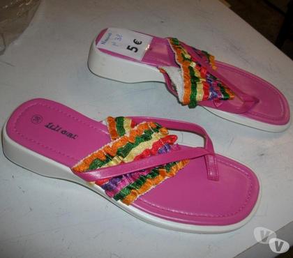 Chaussures Bouxwiller Bas-Rhin - Photos Vivastreet Entredoigts Fuchsia à bande élastiquée pt 38-neufs- à 5 €