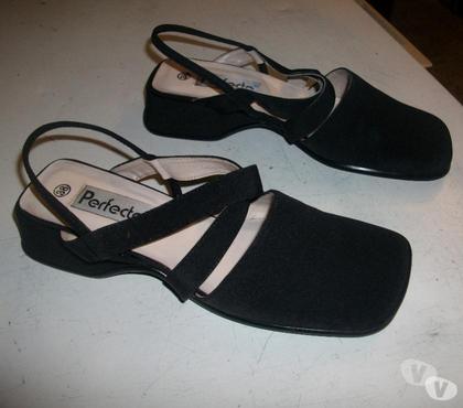 Chaussures occasion Bouxwiller Bas-Rhin - Photos Vivastreet Sandales Noir croisé bride élastiquée pt 38 -neuves
