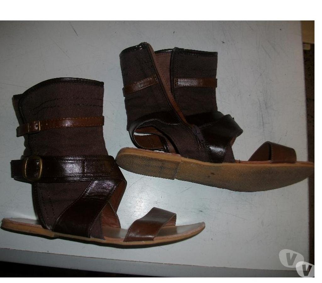 Chaussures Bas-Rhin Bouxwiller - 67330 - Photos Vivastreet Sandales hautes Marron à tirette pt 39 à 5 €