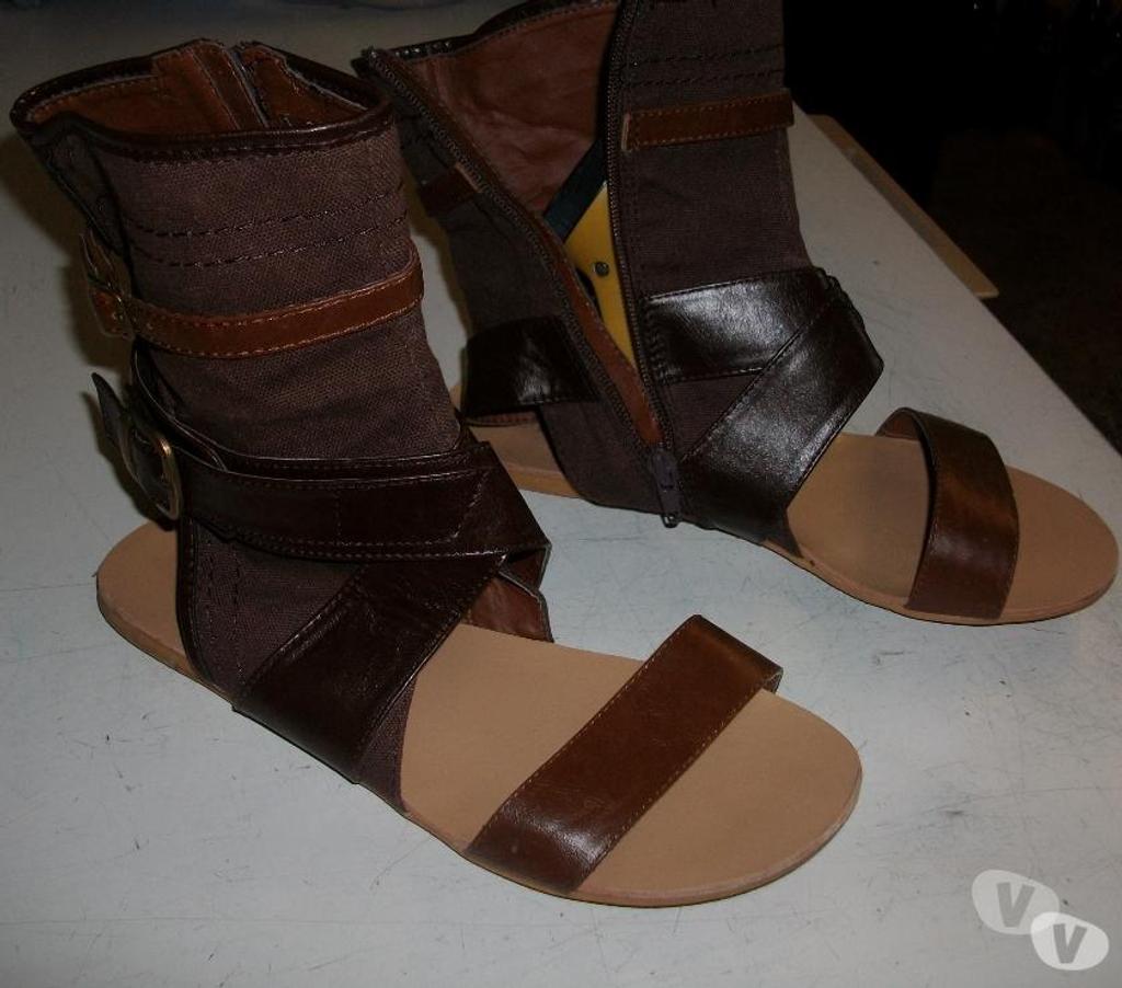 Chaussures Bas-Rhin Bouxwiller - 67330 - Photos Vivastreet Sandales hautes Marron à tirette pt 39 à 5 €