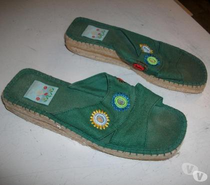 Chaussures et bottes occasion Bouxwiller Bas-Rhin - Photos Vivastreet Mules en espadrilles Vert Sapin pt 38 à 3,50 €