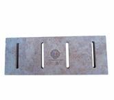 Travertin Clss Grille 50x19x3 cm Rainure REF 1166