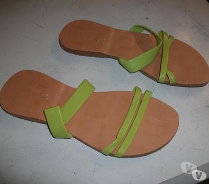 Chaussures Bouxwiller Bas-Rhin - Photos Vivastreet Nu-pieds Vert Anis pt 40 -neufs- à 4 €