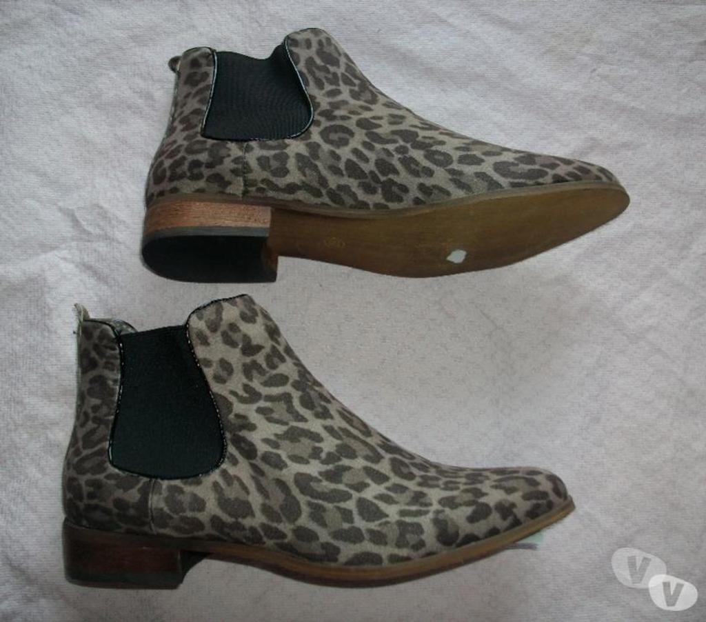 Chaussures Bas-Rhin Bouxwiller - 67330 - Photos Vivastreet Bottillons Imprimé Léopard Brun pointure 37 -neufs- à 5 €