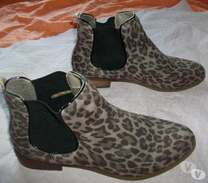 Chaussures et bottes occasion Bouxwiller Bas-Rhin - Photos Vivastreet Bottillons Imprimé Léopard Brun pointure 37 -neufs- à 5 €