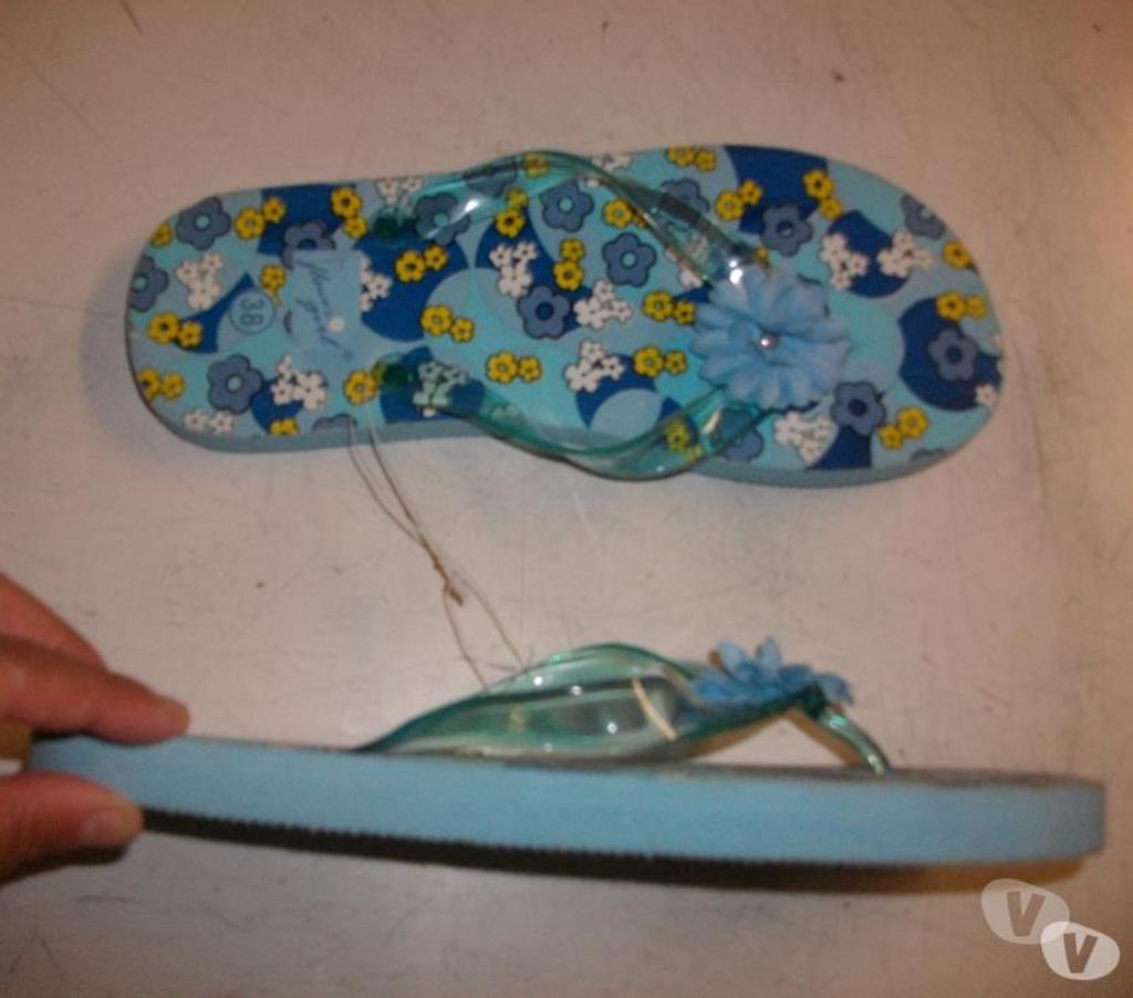 Chaussures Bas-Rhin Bouxwiller - 67330 - Photos Vivastreet Tongs Bleu Ciel à Fleur pt 38 -neufs