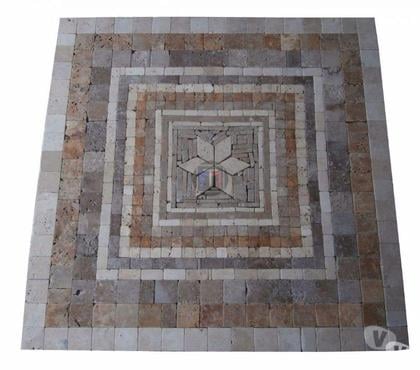 Bricolage - Jardin - Outillage Lancon Provence Bouches-du-Rhône - Photos Vivastreet Travertin Mixte Rosaces 80 x 80 cm Antique Rustique 150€ HT