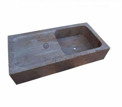 Bricolage - Jardinage Lancon Provence Bouches-du-Rhône - Photos Vivastreet Travertin Noce Marron Evier 1 Bac avec Egouttoir 500€ HT