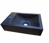  Basalte Lave Main Rectangulaire 26x40x10 cm Adoucie 300€ HT