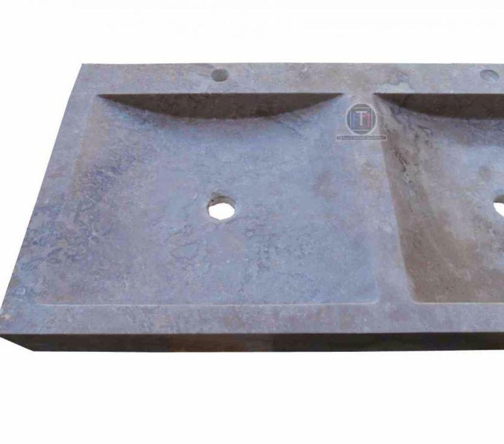  Bouches-du-Rhône Lancon Provence - 13680 - Photos Vivastreet Travertin Marron Évier 2 Bac 100 x 50 x 10 cm 650€ HT 