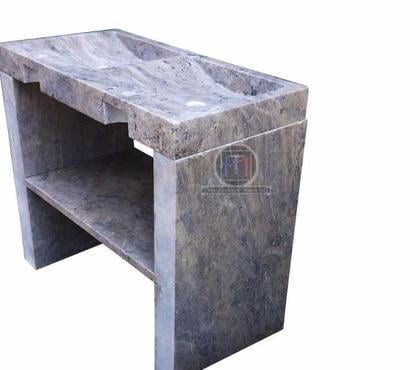 Lancon Provence Bouches-du-Rhône - Photos Vivastreet Travertin Gris Silver Evier 2 Bac Sur Pied 1000€ HTLot