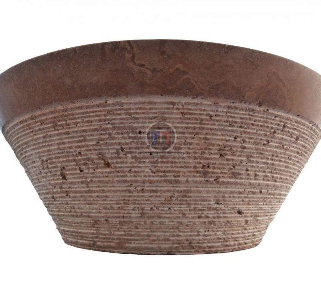  Bouches-du-Rhône Lancon Provence - 13680 - Photos Vivastreet Travertin Noce Vasque Modèle Conique Strié 180€ HT pièce