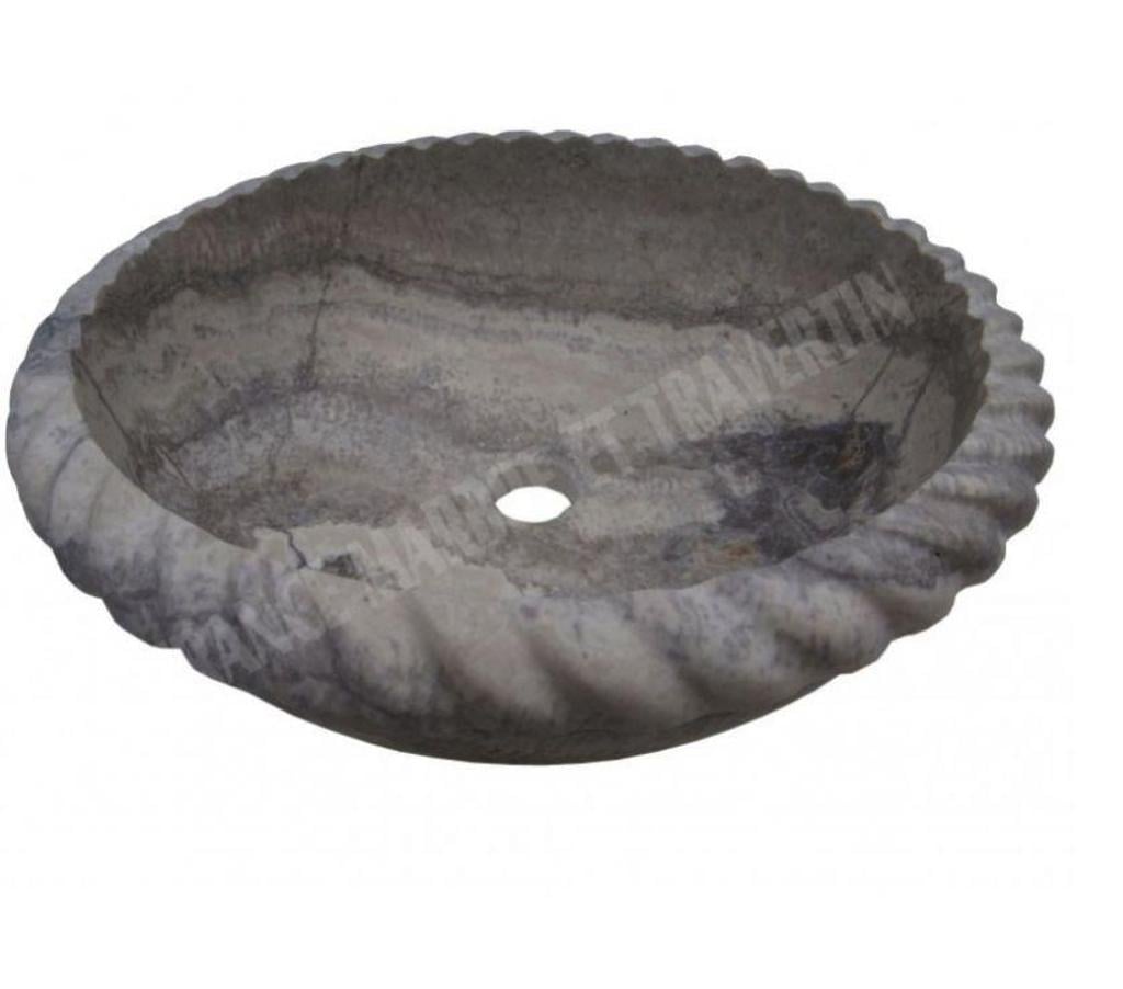 Décoration - art Var Forcalqueiret - 83136 - Photos Vivastreet Travertin Gris Silver Vasque Model Bol Corde