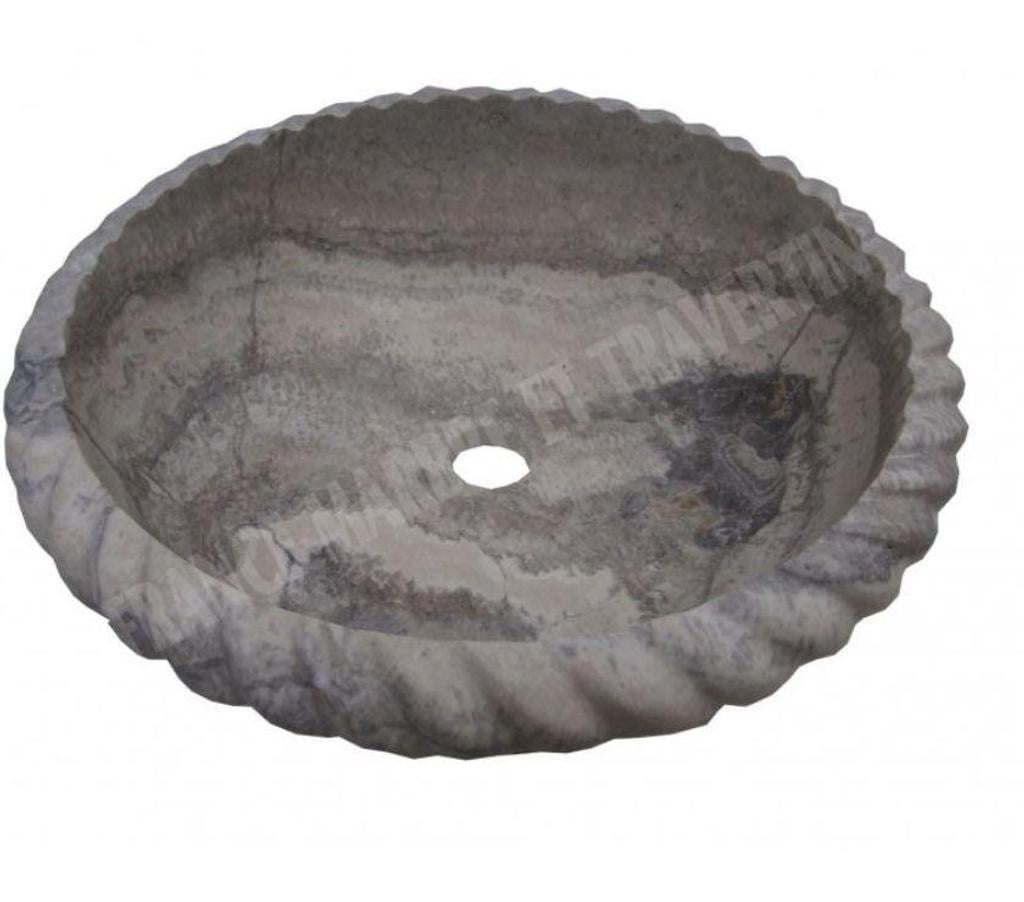 Décoration - art Var Forcalqueiret - 83136 - Photos Vivastreet Travertin Gris Silver Vasque Model Bol Corde