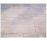  Travertin Classique Beige Veiné Bande Libre 3 Largeur