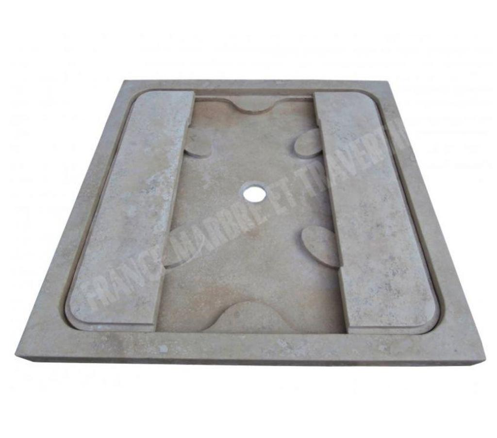  Var Forcalqueiret - 83136 - Photos Vivastreet Travertin Classique Beige Bac A Douche 90 x 90 cm