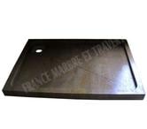  Travertin Noce Marron Bac A Douche 130 x 90 cm