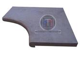 Travertin Classique Beige Margelle Angle Rentrant Languette 