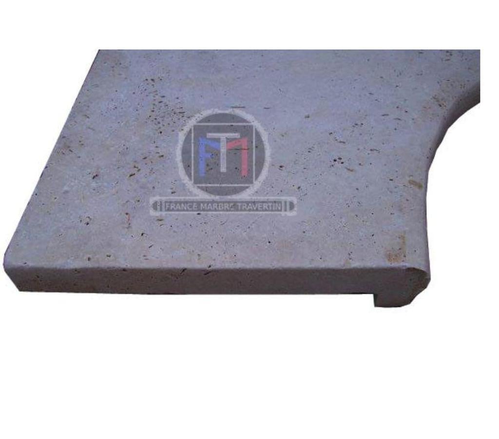 Var Forcalqueiret - 83136 - Photos Vivastreet Travertin Classique Beige Margelle Angle Rentrant Languette 