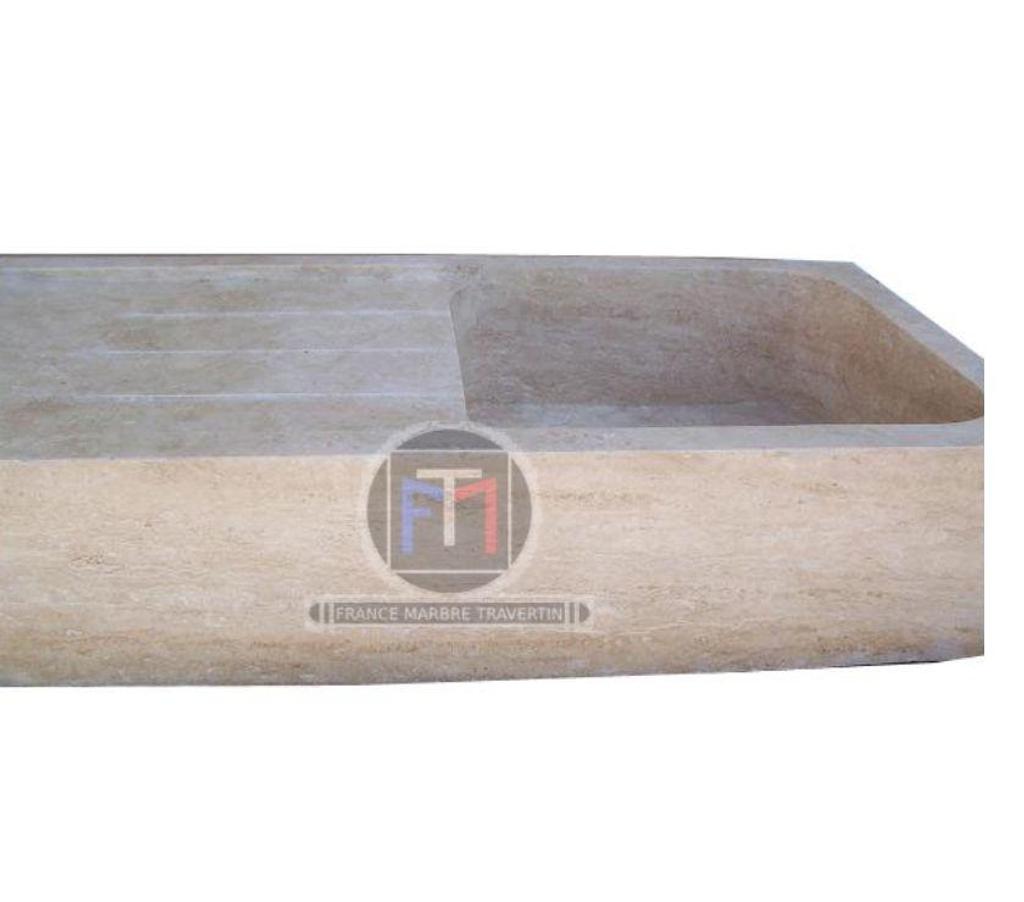  Var Forcalqueiret - 83136 - Photos Vivastreet Travertin Classique Beige Évier 1 Bac 90 x 46 cm