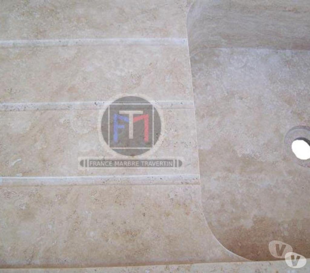  Var Forcalqueiret - 83136 - Photos Vivastreet Travertin Classique Beige Évier 1 Bac 90 x 46 cm