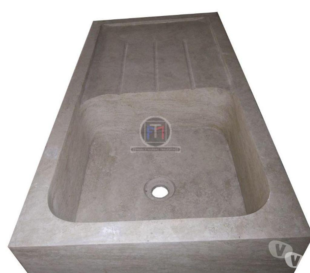  Var Forcalqueiret - 83136 - Photos Vivastreet Travertin Classique Beige Évier 1 Bac 90 x 46 cm