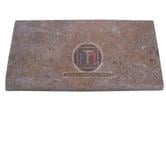 Travertin Noce Marron Margelle 30x60cm