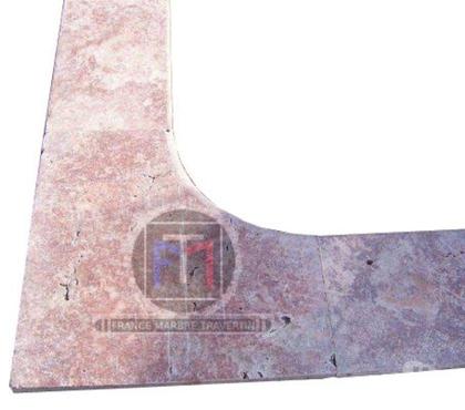 Bricolage - Jardin - Outillage Forcalqueiret Var - Photos Vivastreet Travertin Rose Rouge Margelle Angle Rentrant 61 x 61 cm