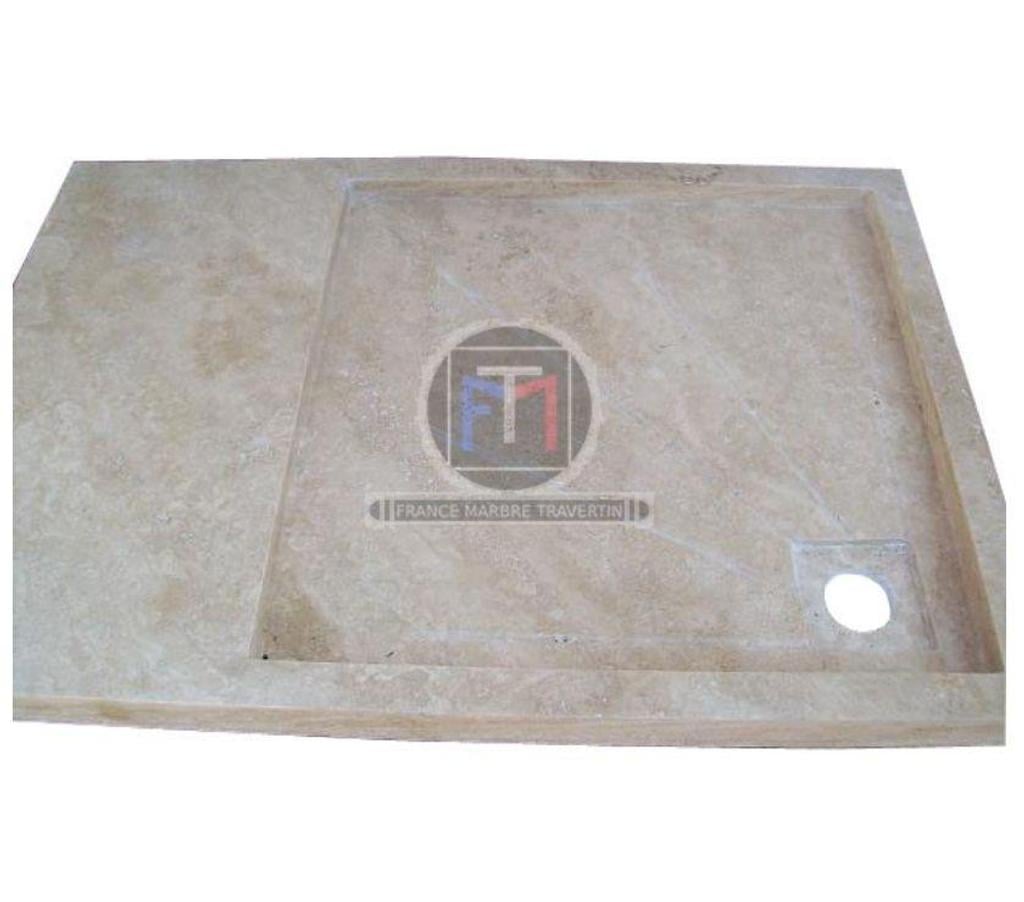 Décoration - art Var Forcalqueiret - 83136 - Photos Vivastreet Travertin Classique Beige Bac A Douche 130 x 90 cm