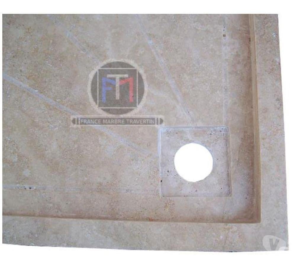 Décoration - art Var Forcalqueiret - 83136 - Photos Vivastreet Travertin Classique Beige Bac A Douche 130 x 90 cm