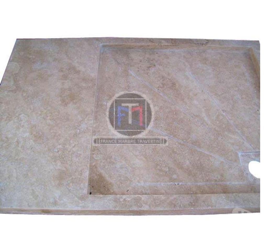 Décoration - art Var Forcalqueiret - 83136 - Photos Vivastreet Travertin Classique Beige Bac A Douche 130 x 90 cm