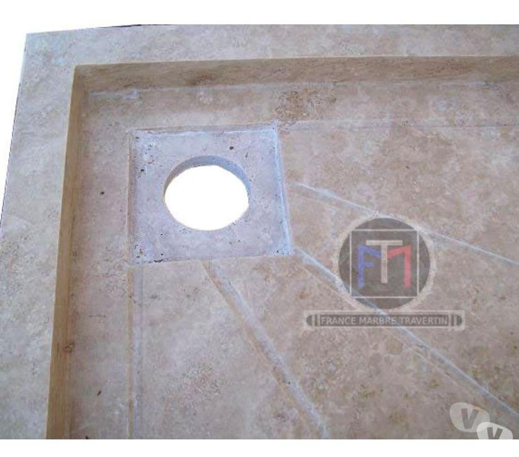 Décoration - art Var Forcalqueiret - 83136 - Photos Vivastreet Travertin Classique Beige Bac A Douche 130 x 90 cm