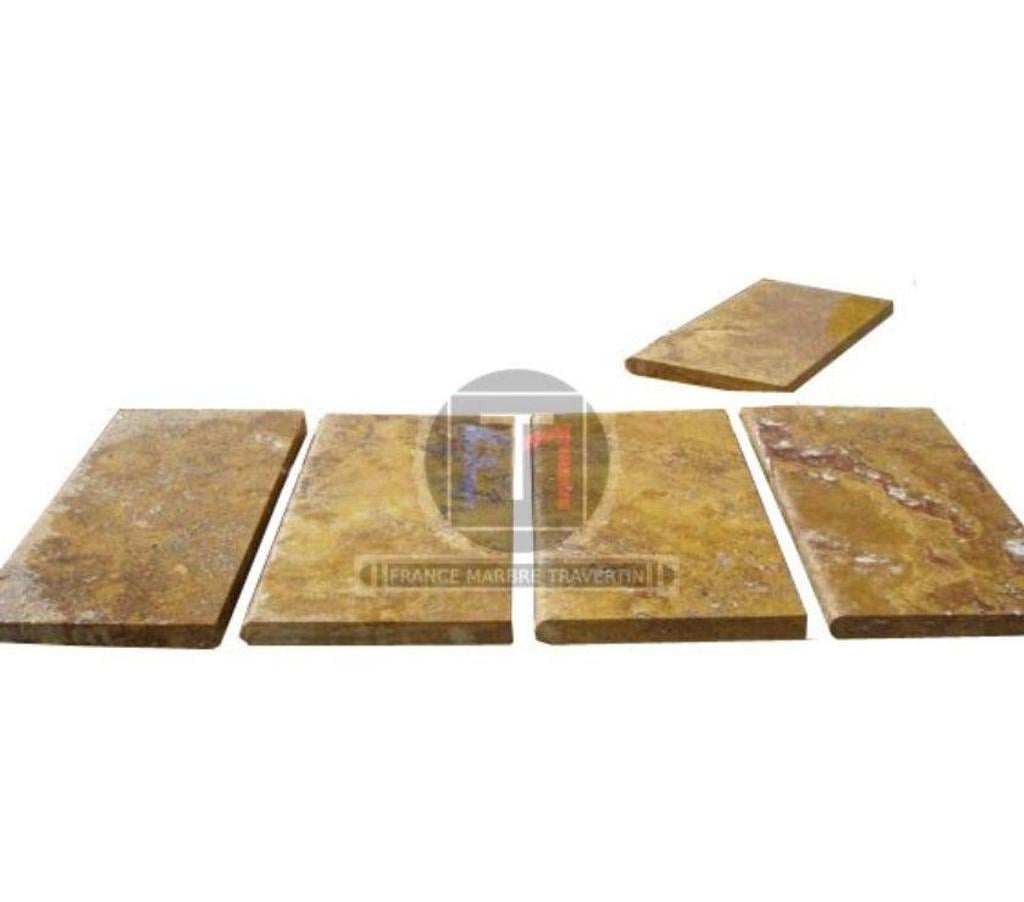 Décoration - art Var Forcalqueiret - 83136 - Photos Vivastreet Travertin Jaune Or Margelle 30x60cm