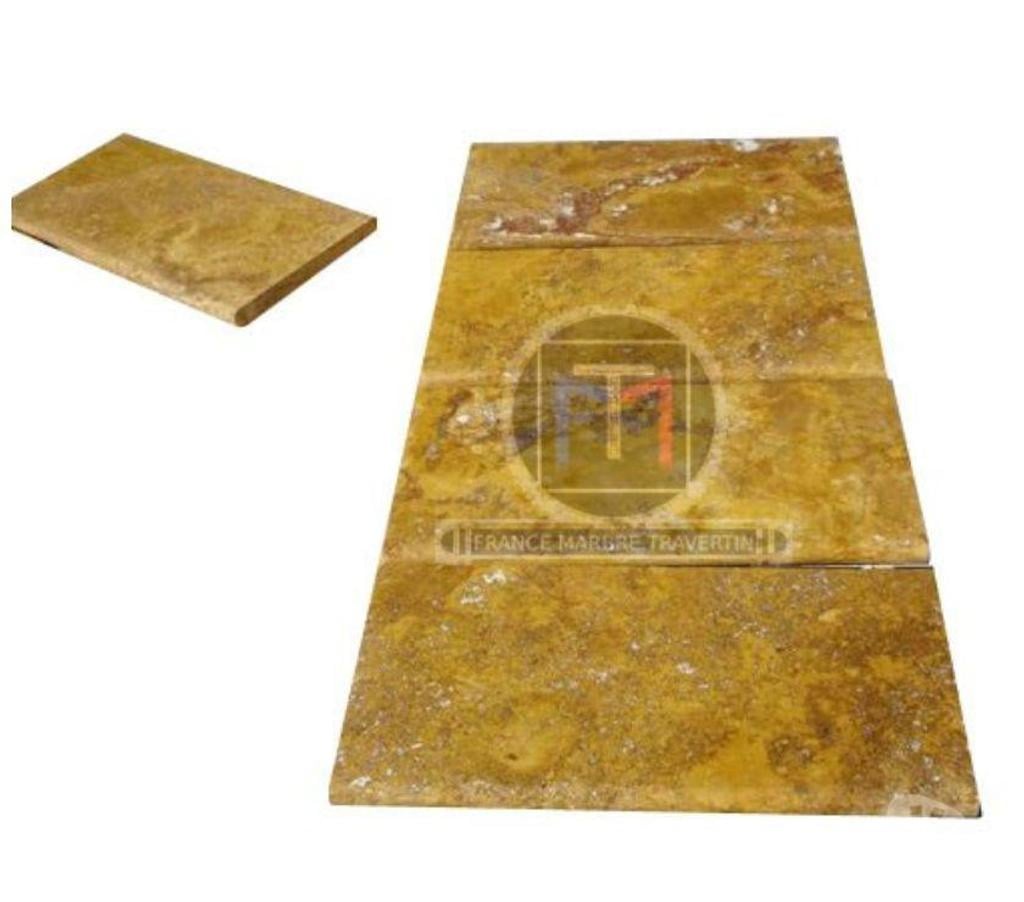 Décoration - art Var Forcalqueiret - 83136 - Photos Vivastreet Travertin Jaune Or Margelle 30x60cm