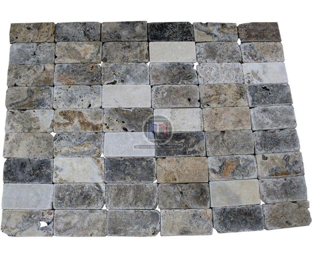 Décoration - art Var Forcalqueiret - 83136 - Photos Vivastreet Travertin Gris Silver 7,5x15 cm