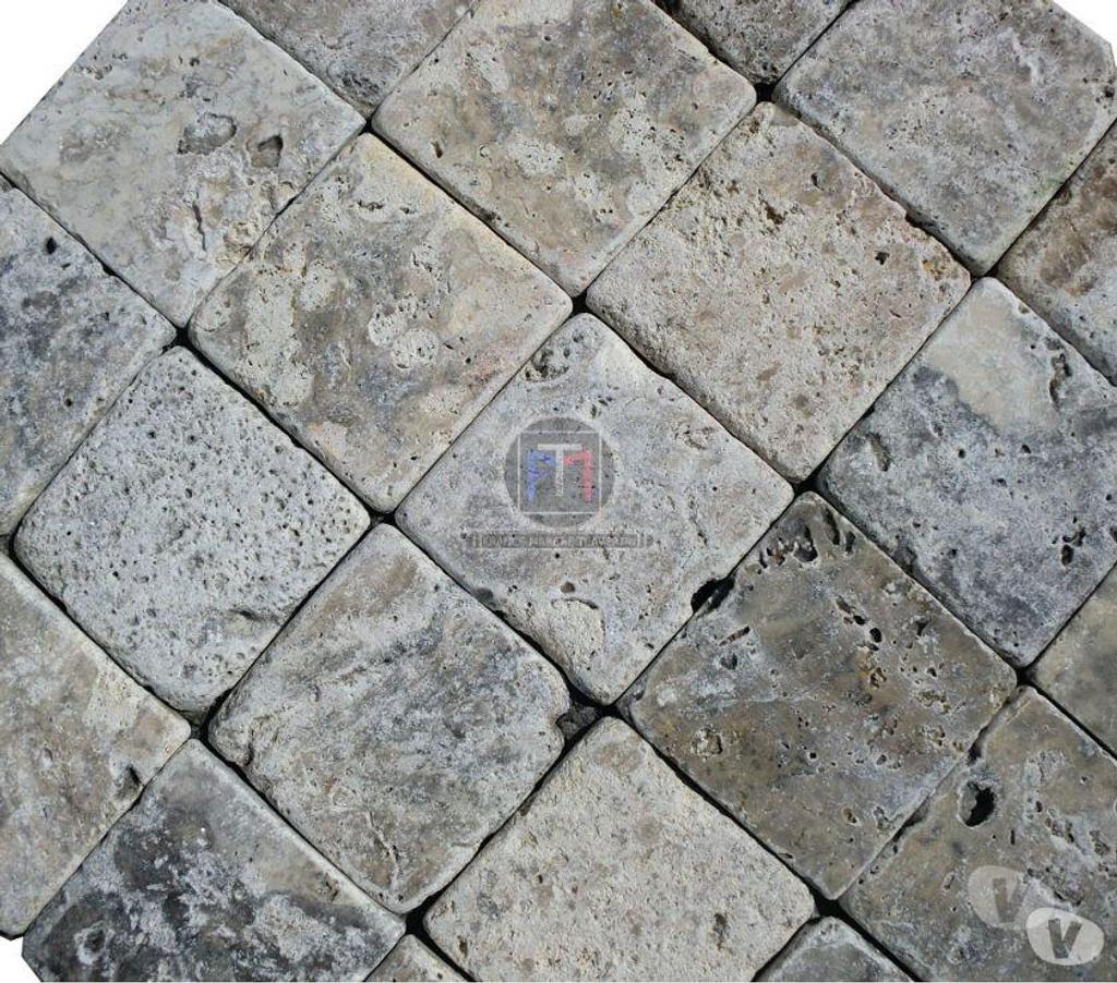 Décoration - art Var Forcalqueiret - 83136 - Photos Vivastreet Travertin Gris Silver 10 x 10 cm