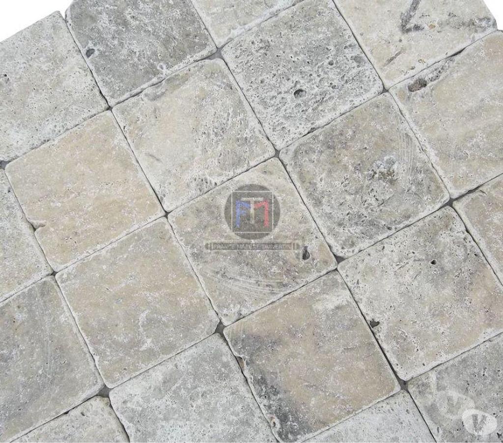 Décoration - art Var Forcalqueiret - 83136 - Photos Vivastreet Travertin Gris Silver 15 x 15 cm