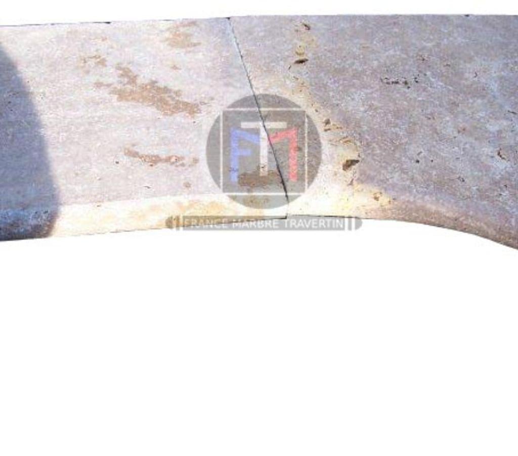 Décoration - art Var Forcalqueiret - 83136 - Photos Vivastreet Travertin Noce Marron Margelle Angle Rentrant 61x61 cm