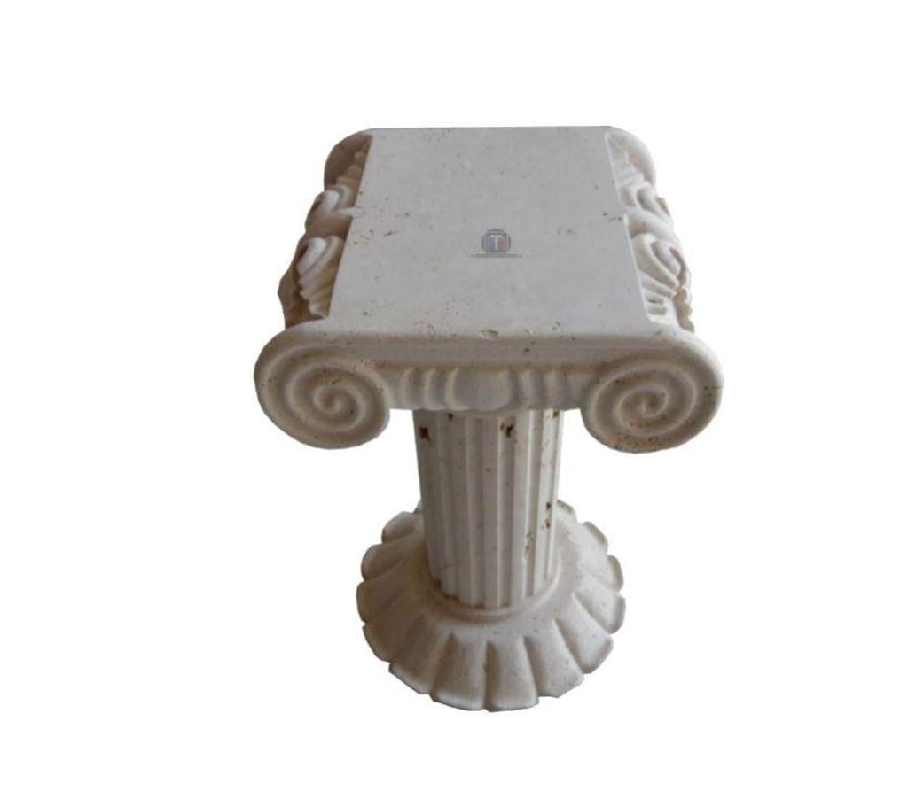  Var Forcalqueiret - 83136 - Photos Vivastreet Travertin Classique Beige Colonne Diamètre 40 cm