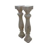  Travertin Classique Beige Balustres Diamètre 12 cm