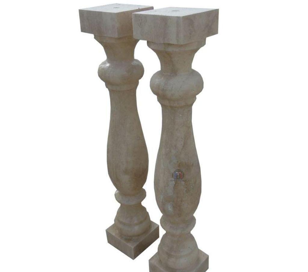  Var Forcalqueiret - 83136 - Photos Vivastreet Travertin Classique Beige Balustres Diamètre 12 cm