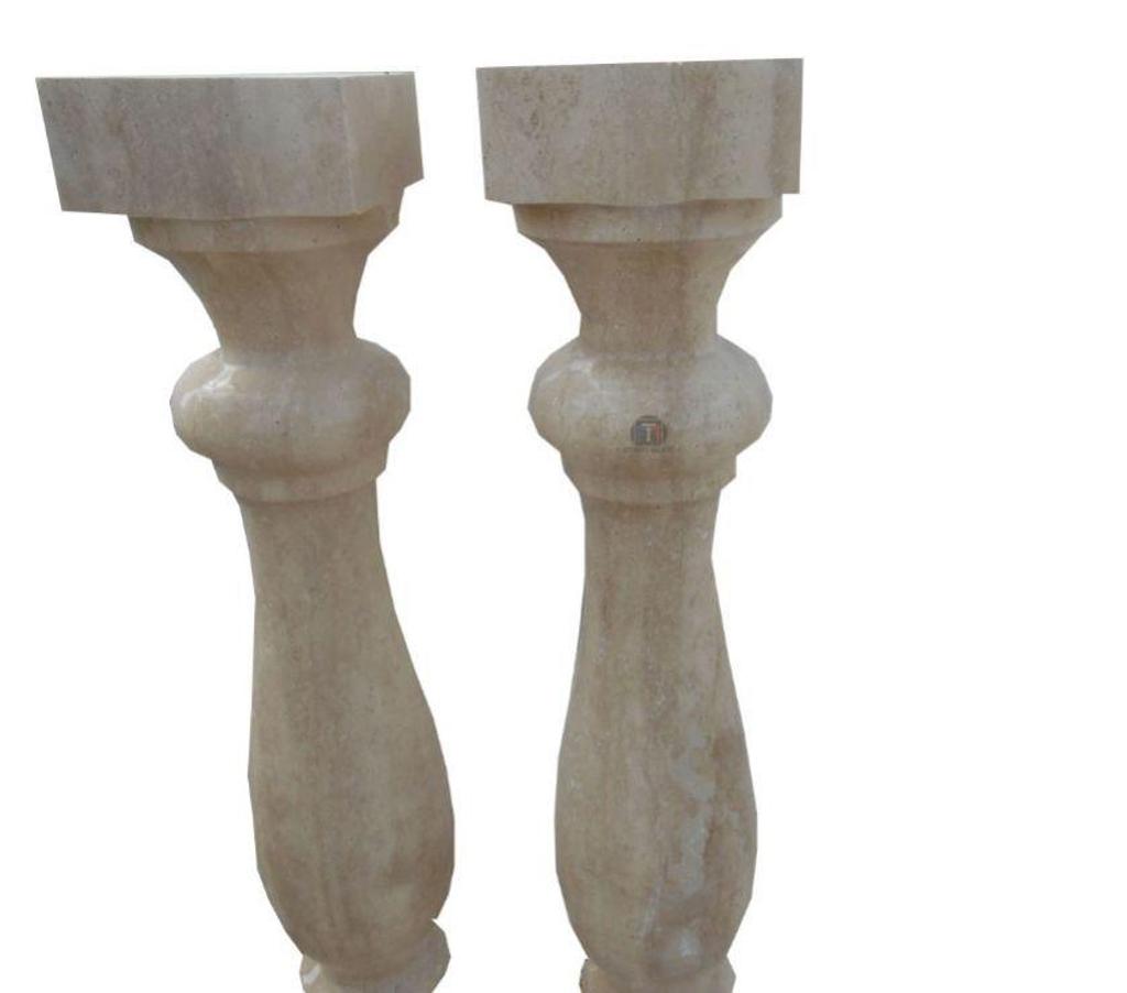  Var Forcalqueiret - 83136 - Photos Vivastreet Travertin Classique Beige Balustres Diamètre 12 cm