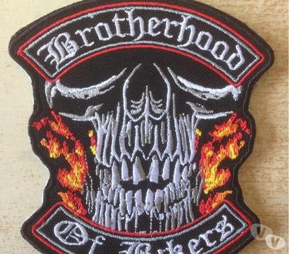 Pièces et services moto Carnon Hérault - Photos Vivastreet Ecusson brodé biker skull brotherhood of bikers