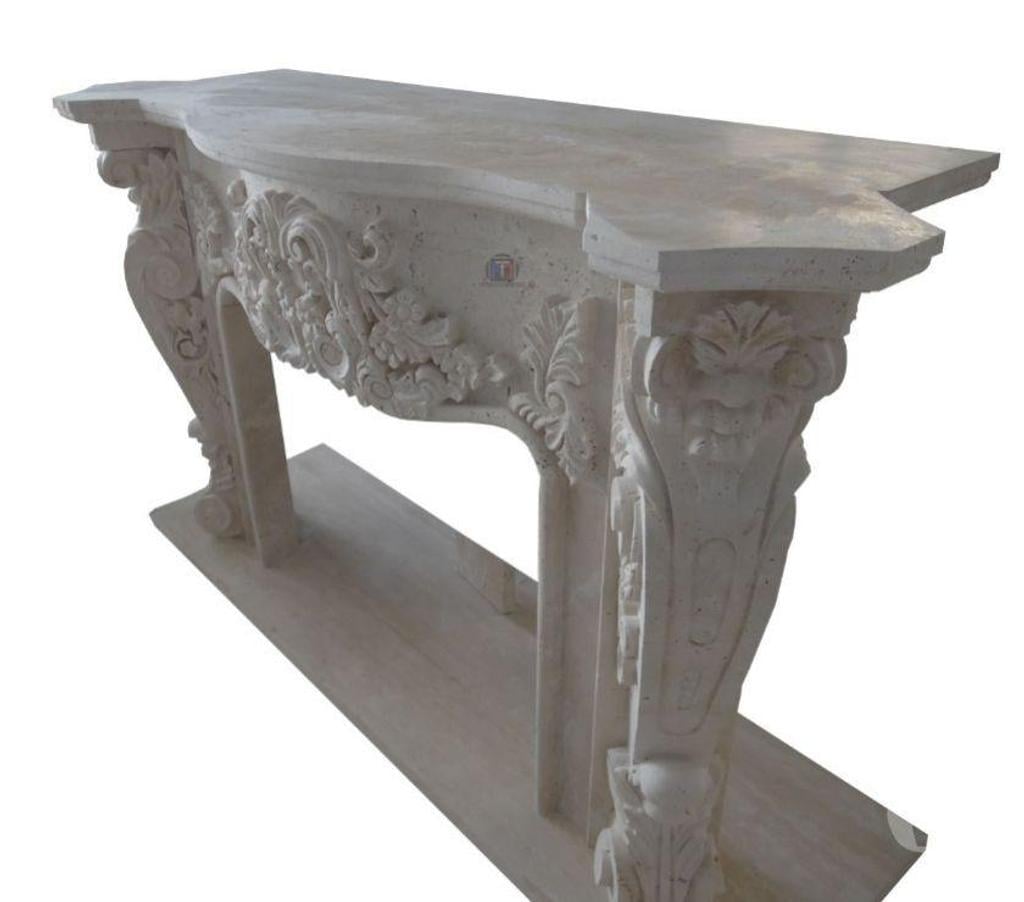  Var Forcalqueiret - 83136 - Photos Vivastreet Travertin Classique Beige Cheminée 160x120cm