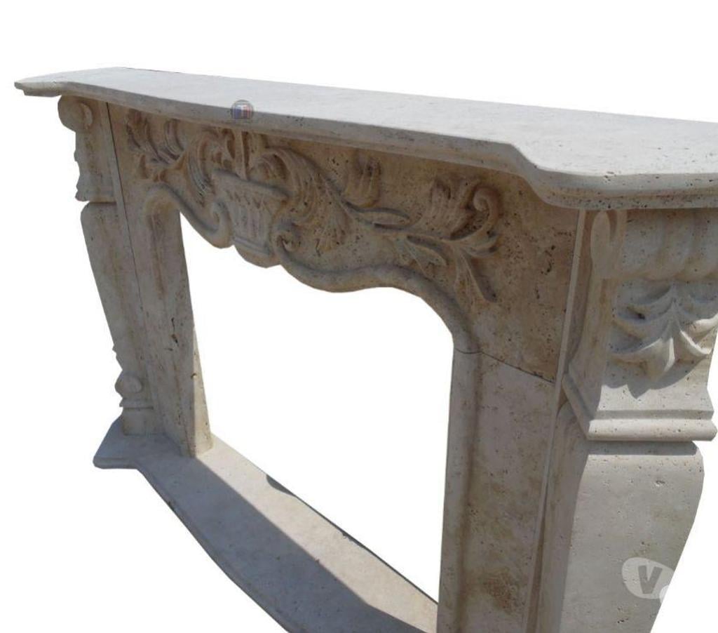  Var Forcalqueiret - 83136 - Photos Vivastreet Travertin Classique Beige Cheminée 160x120cm