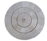  Travertin Classique Beige Cercle Manoir Diamètre 90 cm 