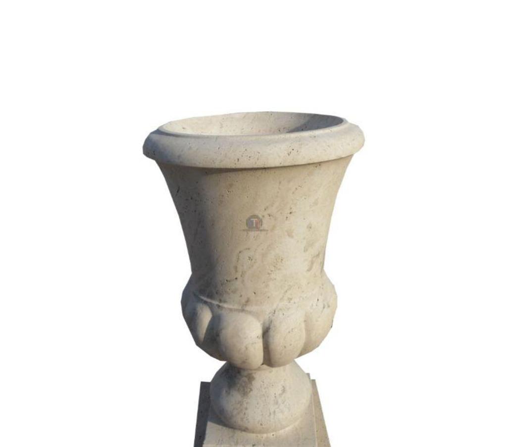 Décoration - art Var Forcalqueiret - 83136 - Photos Vivastreet Travertin Classique Beige pot à fleurs 50x50cm