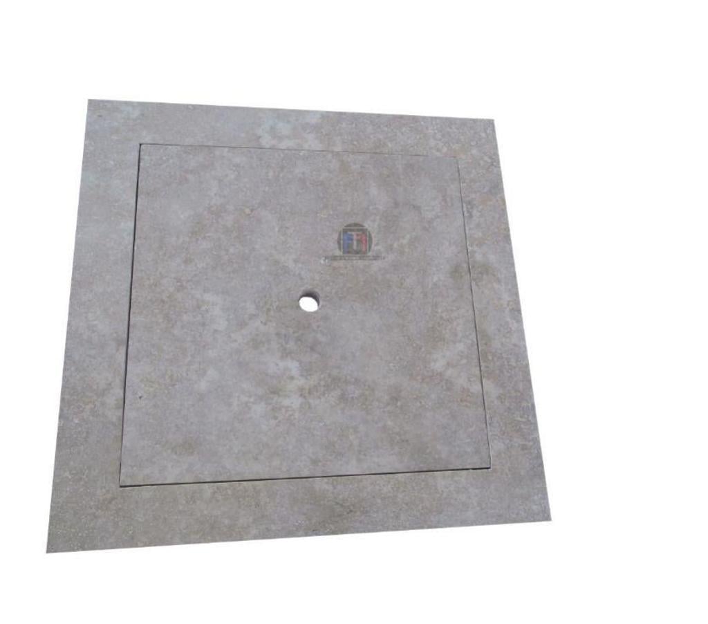 Décoration - art Var Forcalqueiret - 83136 - Photos Vivastreet Travertin Classique Beige Couvercle Regard 40x40cm