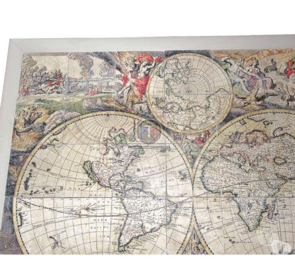 Décoration - art Var Forcalqueiret - 83136 - Photos Vivastreet Travertin Tableaux Carte de Monde 69x59cm