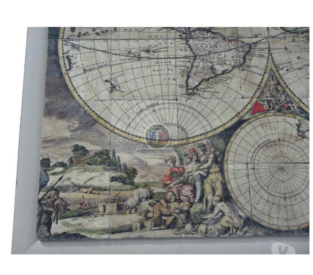 Décoration - art Var Forcalqueiret - 83136 - Photos Vivastreet Travertin Tableaux Carte de Monde 69x59cm